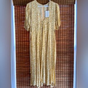 Anthropologie NWT Faithfull The Brand Midi Dress